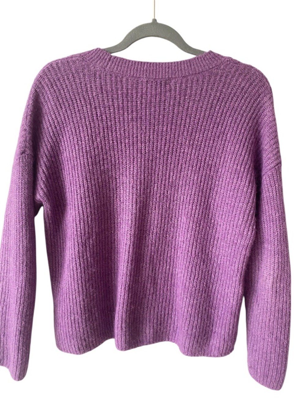MADEWELL Ribbed Crewneck
Alpaca Blend Sweater in Heather
Amethyst - Picture 4 of 10